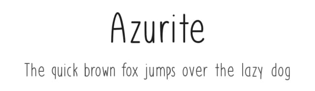 Azurite by UpandIt — Script Handwritten Font