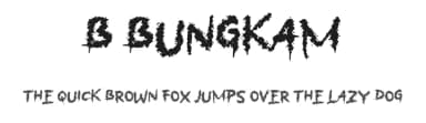 b Bungkam by wepfont.com — Script Handwritten Font — thumbnail 1