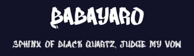 Babayaro by Tokopress — Script Handwritten Font — thumbnail 2