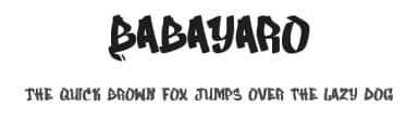 Babayaro by Tokopress — Script Handwritten Font — thumbnail 1