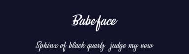 Babeface by Billy Argel Fonts ® — Script Handwritten Font — thumbnail 2