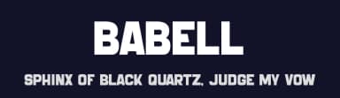 Babell by DumadiStyle — Sans Serif Font — thumbnail 2