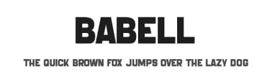 Babell by DumadiStyle — Sans Serif Font — thumbnail 1