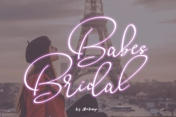 Babes & Bridal Font by aldedesign — Script Handwritten Font