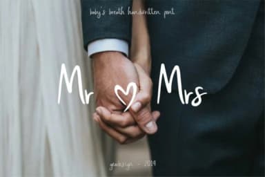 Baby's Breath Font by geadesign — Script Handwritten Font — thumbnail 4