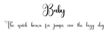 Baby by Inermedia Studio — Script Handwritten Font — thumbnail 1