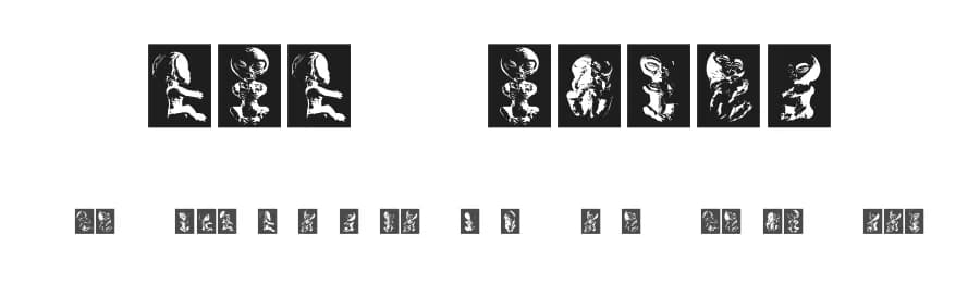 Baby Alien by Vladimir Nikolic — Dingbats Font