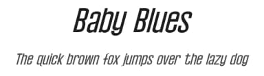 Baby Blues by Hawtpixel — Sans Serif Font — thumbnail 1