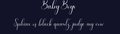 Baby Boys by Andi Moz — Script Handwritten Font — thumbnail 2