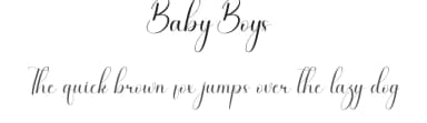 Baby Boys by Andi Moz — Script Handwritten Font — thumbnail 1