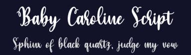 Baby Caroline Script by Bearytype — Script Handwritten Font — thumbnail 2