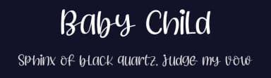 Baby Child by Luluk Surotul — Script Handwritten Font — thumbnail 2