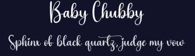 Baby Chubby by Scratchones — Script Handwritten Font — thumbnail 2