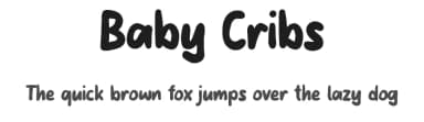 Baby Cribs by Pinisiart — Script Handwritten Font — thumbnail 1