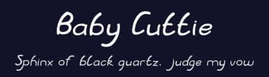 Baby Cuttie by weknow — Script Handwritten Font — thumbnail 2