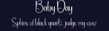 Baby Day by Andi Moz — Script Handwritten Font — thumbnail 2