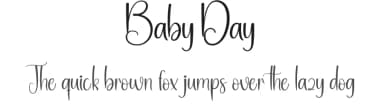 Baby Day by Andi Moz — Script Handwritten Font — thumbnail 1