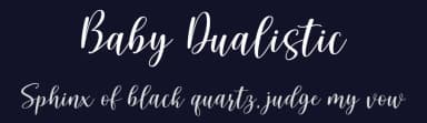 Baby Dualistic by Attract Studio — Script Handwritten Font — thumbnail 2