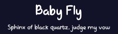 Baby Fly by setyaisiam _type — Script Handwritten Font — thumbnail 2