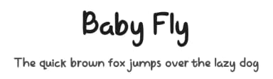 Baby Fly by setyaisiam _type — Script Handwritten Font — thumbnail 1