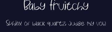 Baby Fruitchy by Booga Letter — Script Handwritten Font — thumbnail 2