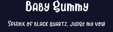 Baby Gummy by Typecase — Script Handwritten Font — thumbnail 2