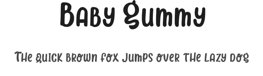 Baby Gummy by Typecase — Script Handwritten Font