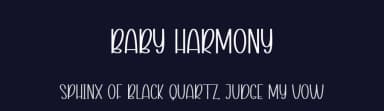 Baby Harmony by Andi Moz — Script Handwritten Font — thumbnail 2