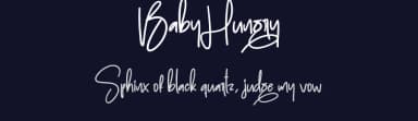Baby Hungry by Scratchones — Script Handwritten Font — thumbnail 2