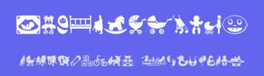 Baby Icons by Woodcutter — Dingbats Font — thumbnail 3