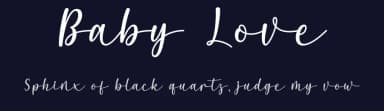 Baby Love by Wahyu Studio — Script Handwritten Font — thumbnail 2