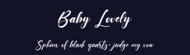 Baby Lovely by Kong Font — Script Handwritten Font — thumbnail 2