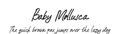 Baby Mollusca by Damn Studio — Script Handwritten Font — thumbnail 1