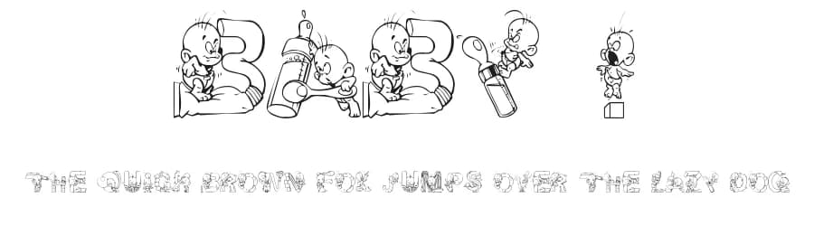 Baby ! — Dingbats Font