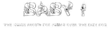 Baby ! — Dingbats Font — thumbnail 1