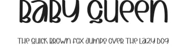 Baby Queen by One Design — Script Handwritten Font — thumbnail 1