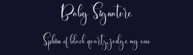 Baby Signature by FreshtypeINK — Script Handwritten Font — thumbnail 2