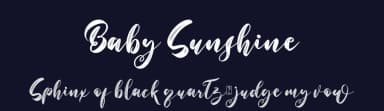 Baby Sunshine by Sarif Letter — Script Handwritten Font — thumbnail 2