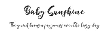 Baby Sunshine by Sarif Letter — Script Handwritten Font — thumbnail 1