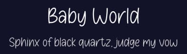 Baby World by Nirmala Creative — Script Handwritten Font — thumbnail 2