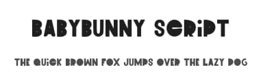 Babybunny Script by Fillo Graphic — Script Handwritten Font — thumbnail 1