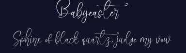 Babyeaster by Micro Andi — Script Handwritten Font — thumbnail 2