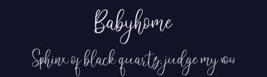 Babyhome by Haksen Studio — Script Handwritten Font — thumbnail 2