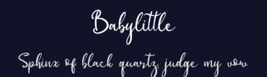 Babylittle by JunCreative — Script Handwritten Font — thumbnail 2