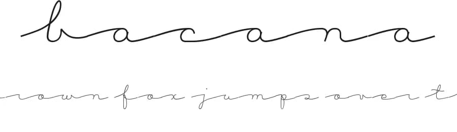Bacana by MAGOfonts — Script Handwritten Font