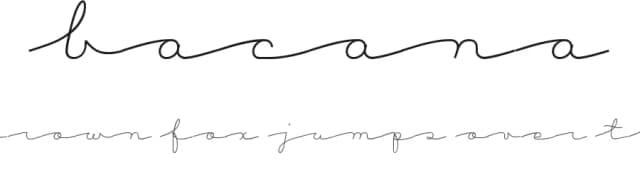 Bacana by MAGOfonts — Script Handwritten Font