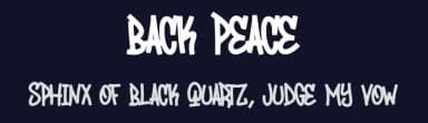 Back Peace by Forberas Club — Script Handwritten Font — thumbnail 2