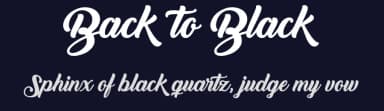 Back to Black by Misti's Fonts — Script Handwritten Font — thumbnail 2