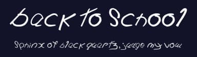 Back To School by JSH creates — Script Handwritten Font — thumbnail 2
