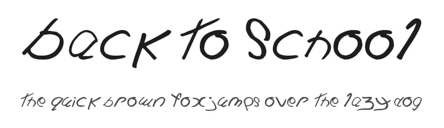Back To School by JSH creates — Script Handwritten Font